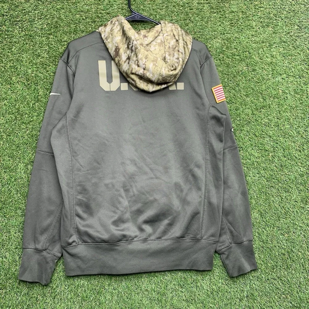Nike Pittsburgh Steelers Salute To Service Hoodie Mens Small OnField Sweatshirt